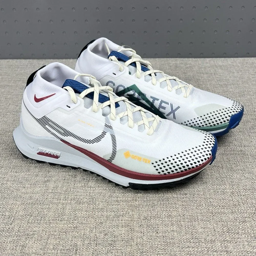 Nike White and Maroon Women's Pegasus Trail Running Shoes
